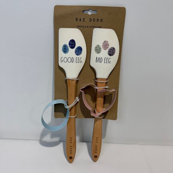 Rae Dunn Other - NEW Rae Dunn Easter FULL SIZE Spatulas with Cookie Cutters